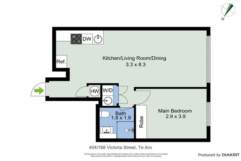 Photo of property in Vsp South, 404/166 Victoria Street, Te Aro, Wellington, 6011