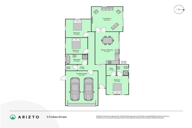 Photo of property in 3 Forbes Street, Pegasus, 7612