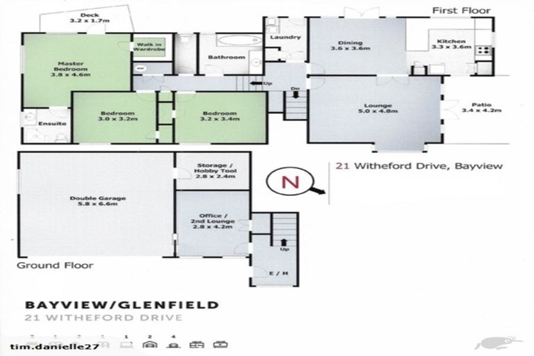 Photo of property in 2/21 Witheford Drive, Bayview, Auckland, 0629