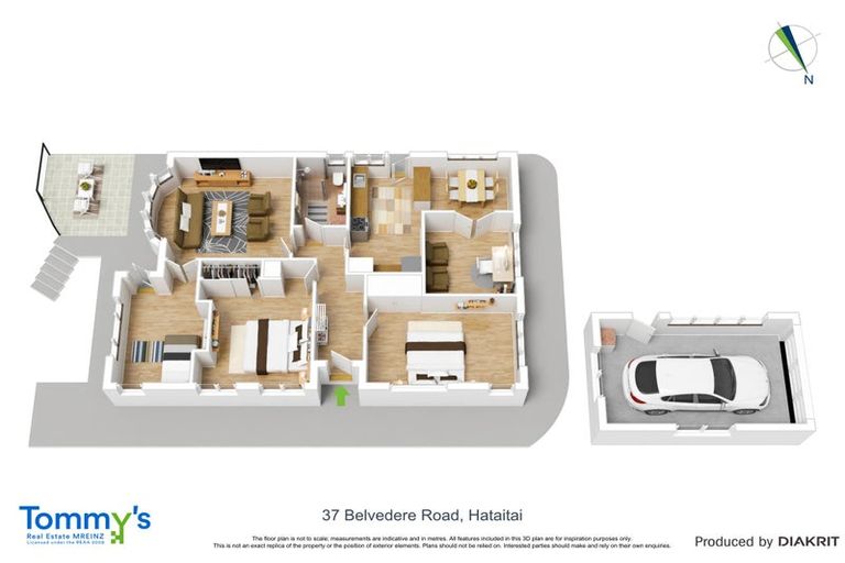 Photo of property in 37 Belvedere Road, Hataitai, Wellington, 6021