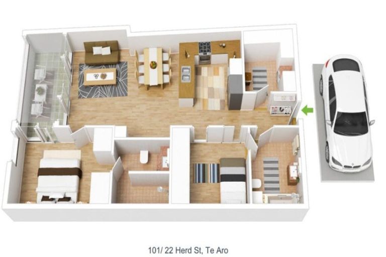 Photo of property in Chaffers Dock, 101/22 Herd Street, Te Aro, Wellington, 6011