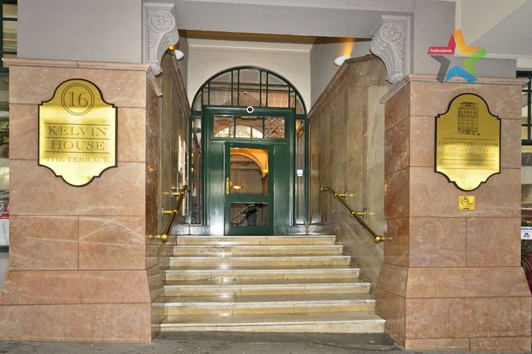 Photo of property in Kelvin House, 1d/16 The Terrace, Wellington Central, Wellington, 6011