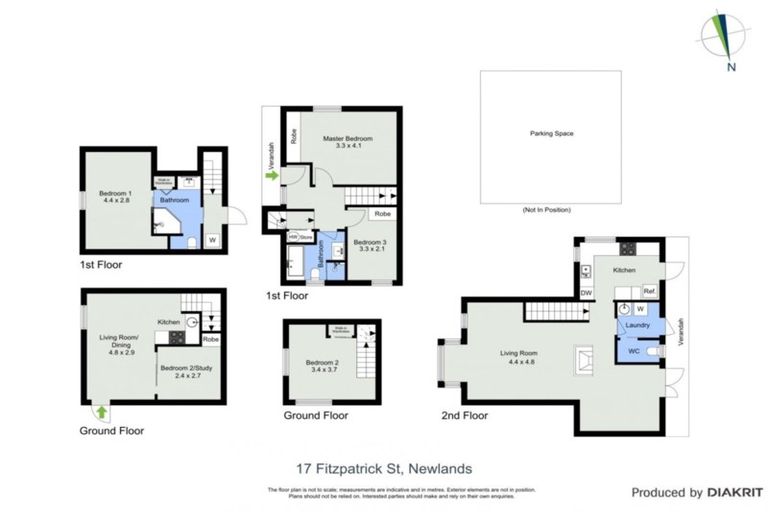 Photo of property in 17 Fitzpatrick Street, Newlands, Wellington, 6037