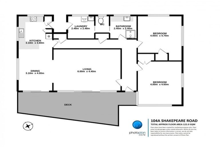 Photo of property in 104a Shakespeare Street, Leamington, Cambridge, 3432