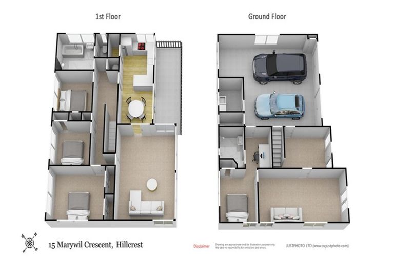 Photo of property in 15 Marywil Crescent, Hillcrest, Auckland, 0627