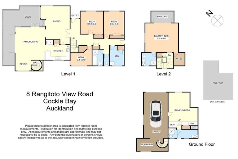 Photo of property in 8 Rangitoto View Road, Cockle Bay, Auckland, 2014