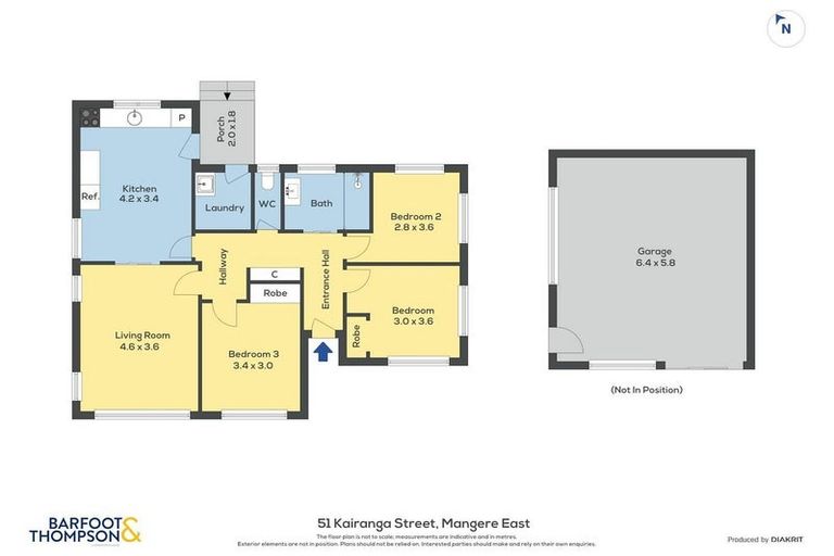 Photo of property in 51 Kairanga Street, Mangere East, Auckland, 2024