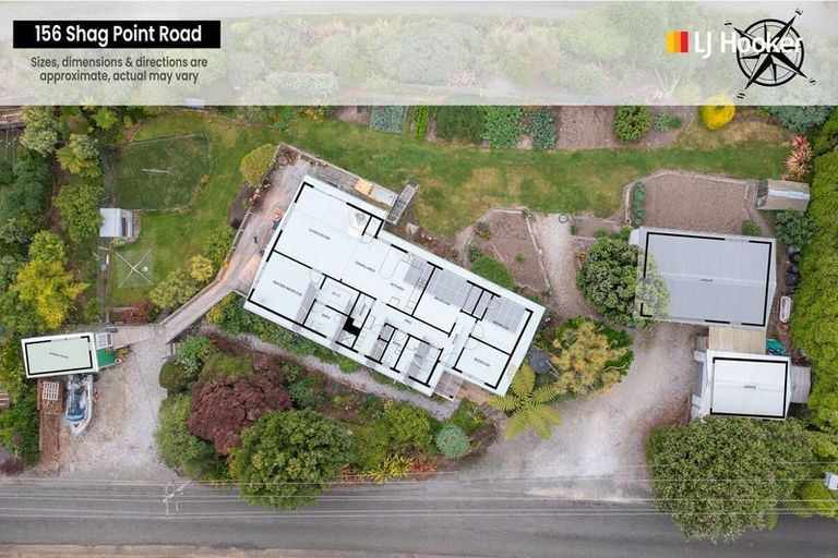 Photo of property in 156 Shag Point Road, Shag Point, Palmerston, 9482