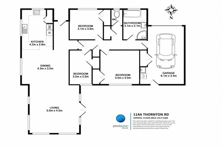 Photo of property in 114a Thornton Road, Cambridge, 3434