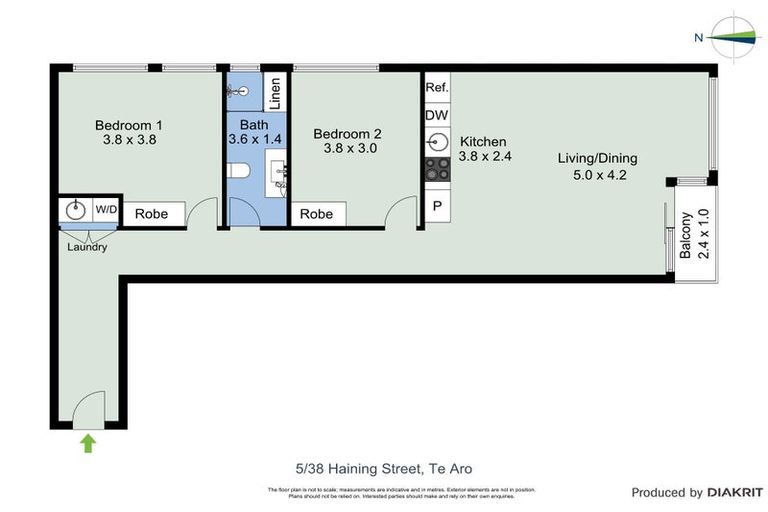 Photo of property in Haining Apartments, 5/38 Haining Street, Te Aro, Wellington, 6011