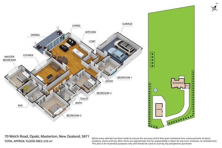Photo of property in 70 Welch Road, Opaki, Masterton, 5871