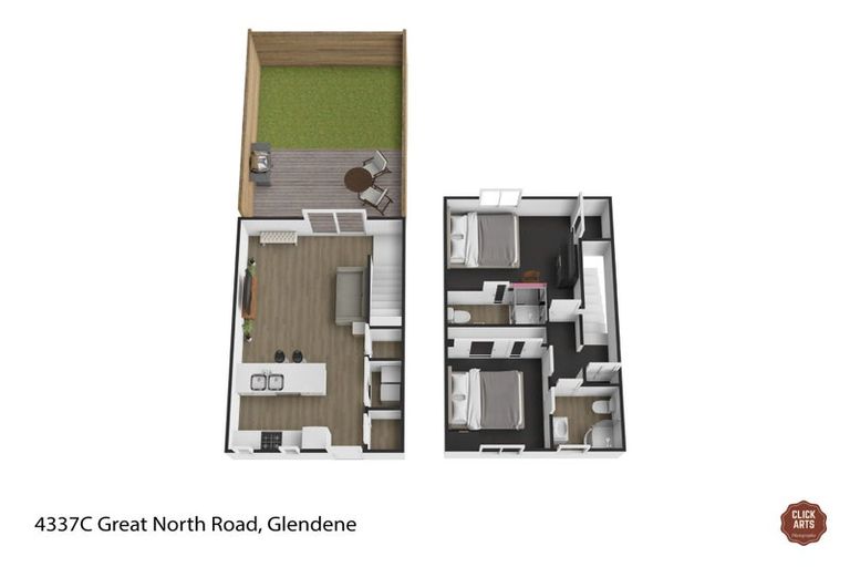 Photo of property in 4337c Great North Road, Glendene, Auckland, 0602