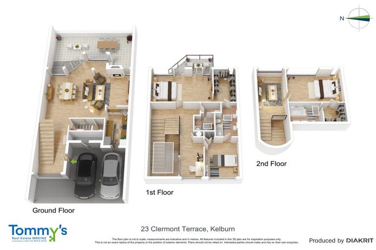 Photo of property in 23 Clermont Terrace, Kelburn, Wellington, 6012