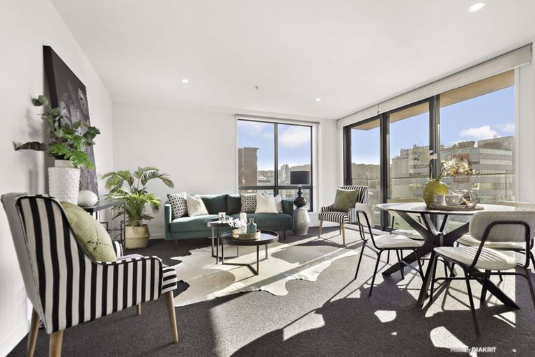 Photo of property in Alpha Apartments, 703/4 Elizabeth Street, Mount Victoria, Wellington, 6011