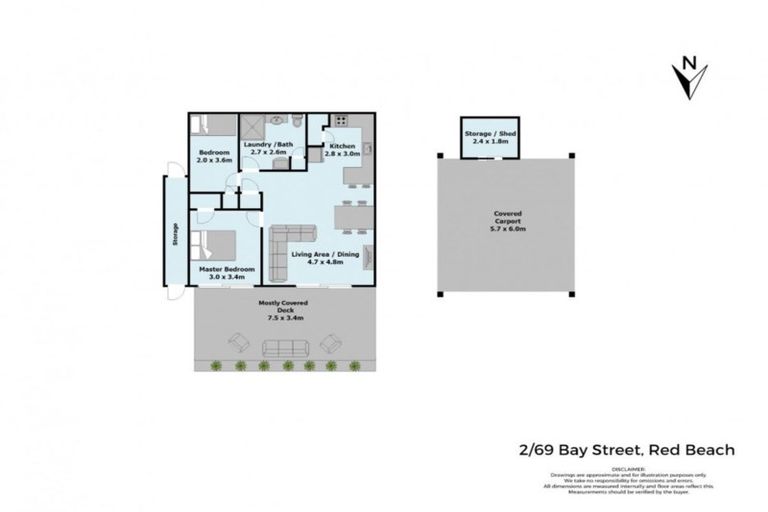 Photo of property in 2/69 Bay Street, Red Beach, 0932