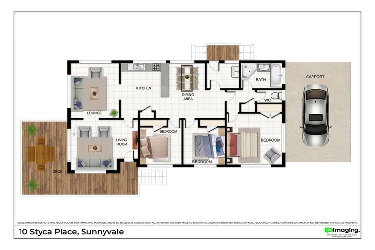 Photo of property in 10 Styca Place, Sunnyvale, Auckland, 0612