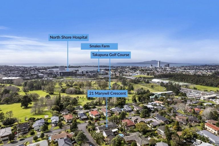 Photo of property in 21 Marywil Crescent, Hillcrest, Auckland, 0627