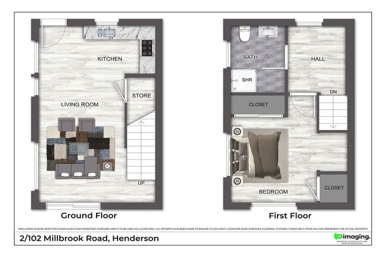 Photo of property in 2/102 Millbrook Road, Sunnyvale, Auckland, 0612