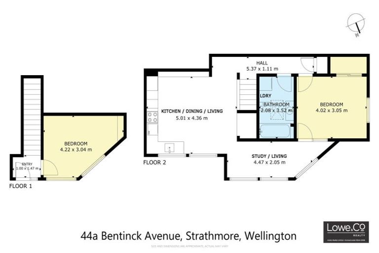 Photo of property in 44a Bentinck Avenue, Strathmore Park, Wellington, 6022
