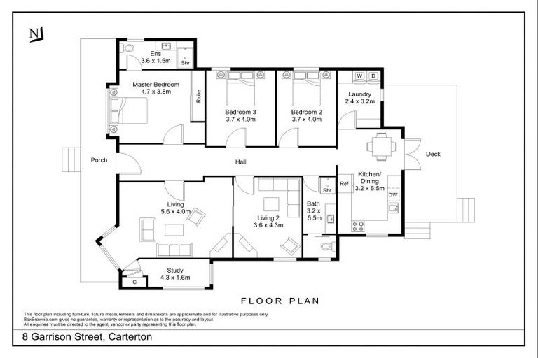 Photo of property in 8 Garrison Street, Carterton, 5713