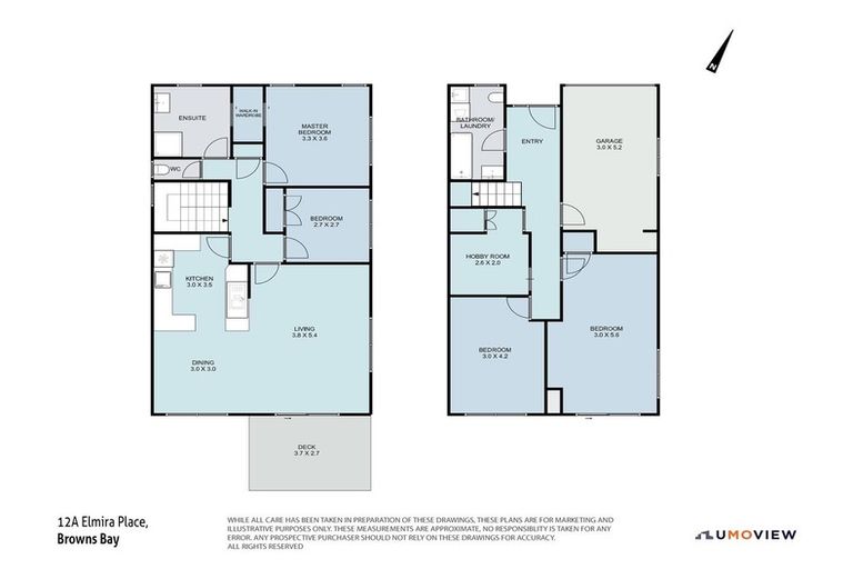 Photo of property in 1/12 Elmira Place, Browns Bay, Auckland, 0630