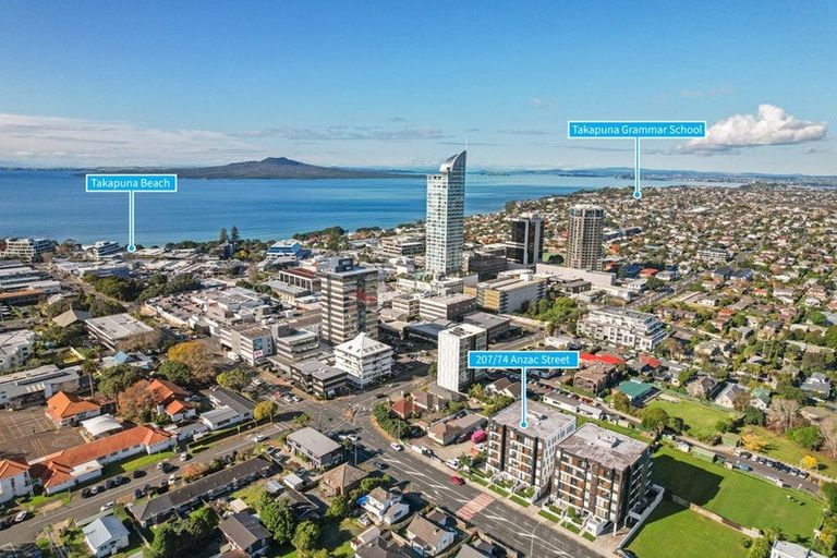 Photo of property in Frank Sargeson Apts, 207/74 Anzac Street, Takapuna, Auckland, 0622