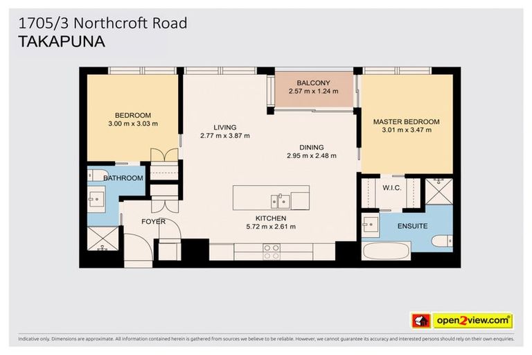 Photo of property in Sentinel Apartments, 1705/3 Northcroft Street, Takapuna, Auckland, 0622