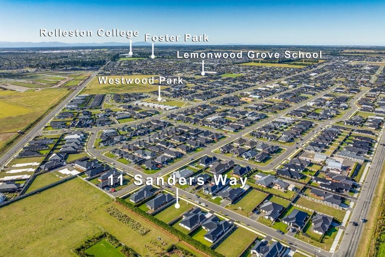 Photo of property in 11 Sanders Way, Rolleston, 7614