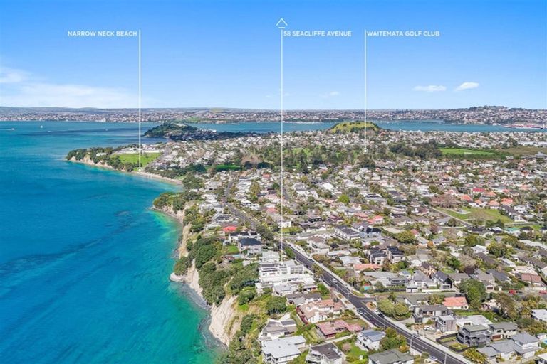 Photo of property in 58 Seacliffe Avenue, Belmont, Auckland, 0622
