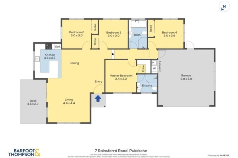 Photo of property in 7 Rainsford Road, Pukekohe, 2120