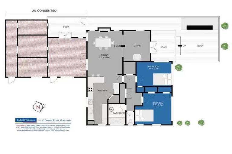 Photo of property in 1/130 Onewa Road, Northcote, Auckland, 0627