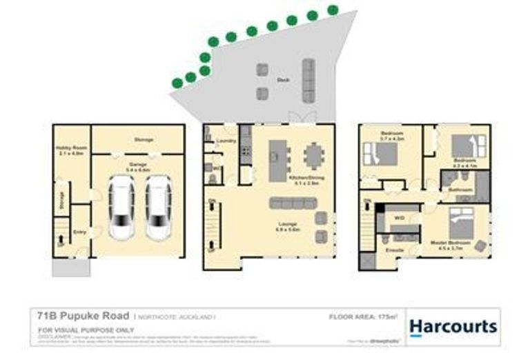 Photo of property in 2/71 Pupuke Road, Northcote, Auckland, 0627