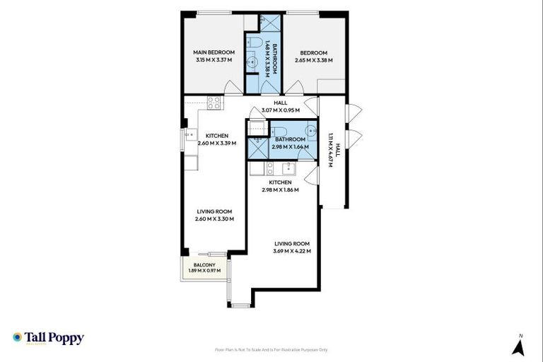 Photo of property in Monvie Apartments, 212/15 Holland Street, Te Aro, Wellington, 6011