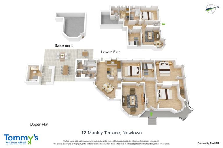 Photo of property in 12 Manley Terrace, Newtown, Wellington, 6021