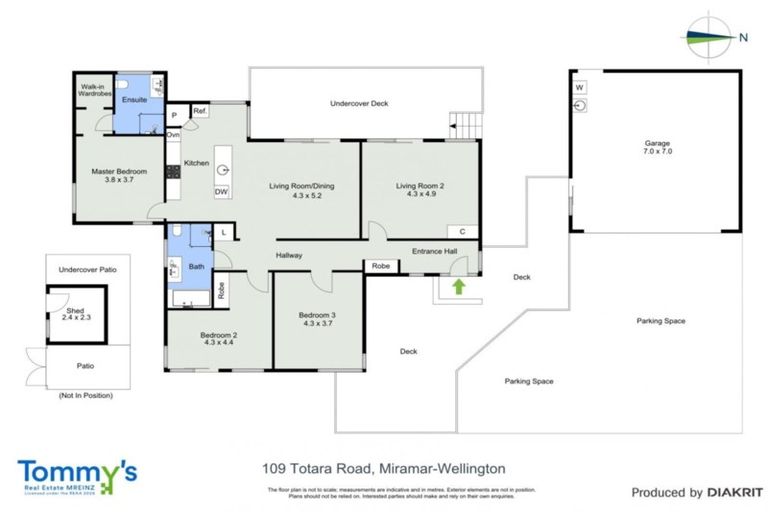 Photo of property in 109 Totara Road, Miramar, Wellington, 6022