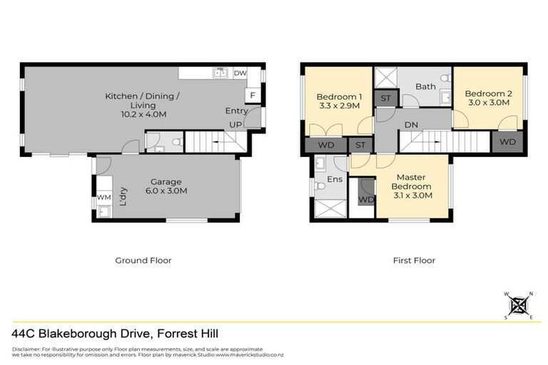 Photo of property in 44c Blakeborough Drive, Forrest Hill, Auckland, 0620