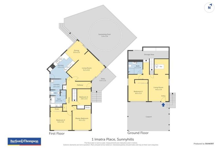 Photo of property in 1 Imatra Place, Sunnyhills, Auckland, 2010