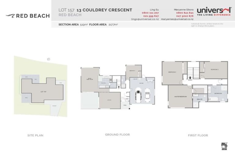 Photo of property in 13 Couldrey Crescent, Red Beach, 0932