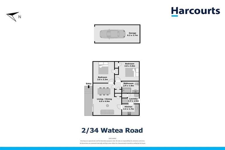 Photo of property in 2/34 Watea Road, Sandringham, Auckland, 1025