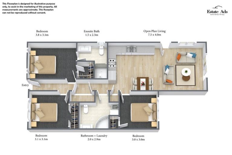 Photo of property in 18b Yanicks Crescent, Fitzroy, Hamilton, 3206