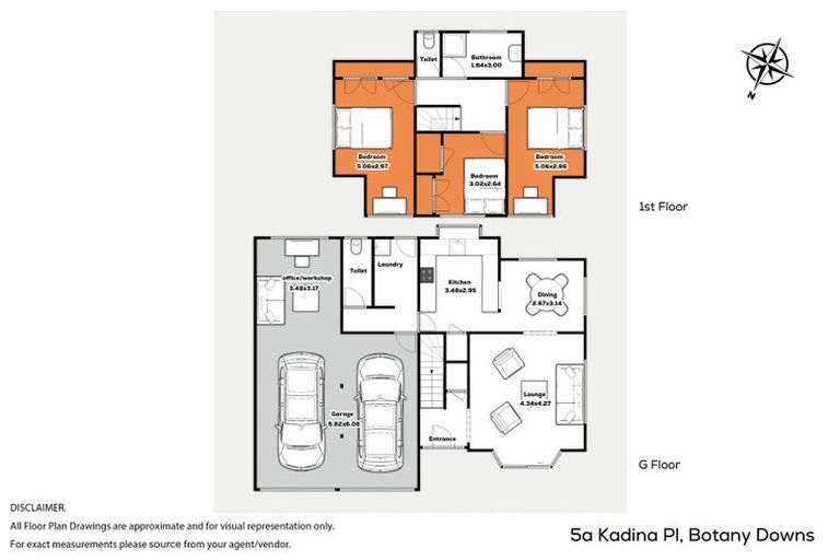 Photo of property in 1/5 Kadina Place, Botany Downs, Auckland, 2010