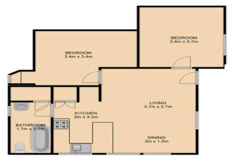 Photo of property in 2/44 Ribble Street, Island Bay, Wellington, 6023