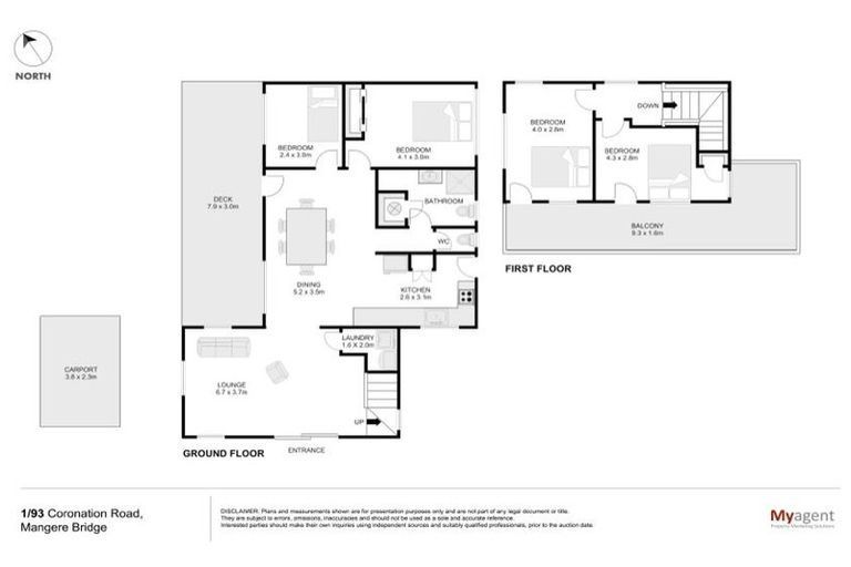 Photo of property in 1/93 Coronation Road, Mangere Bridge, Auckland, 2022