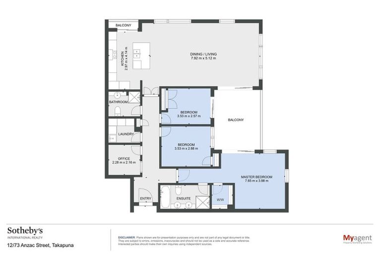 Photo of property in Prestige On Pupuke, 12/73 Anzac Street, Takapuna, Auckland, 0622