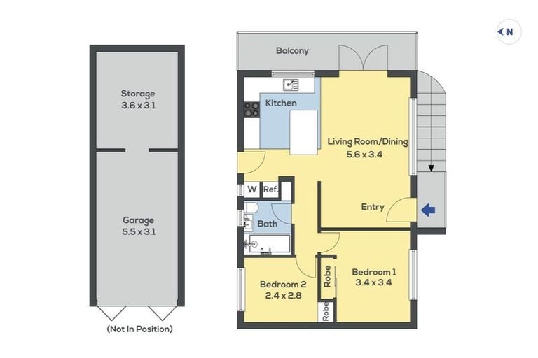 Photo of property in 1/45 Vauxhall Road, Devonport, Auckland, 0624