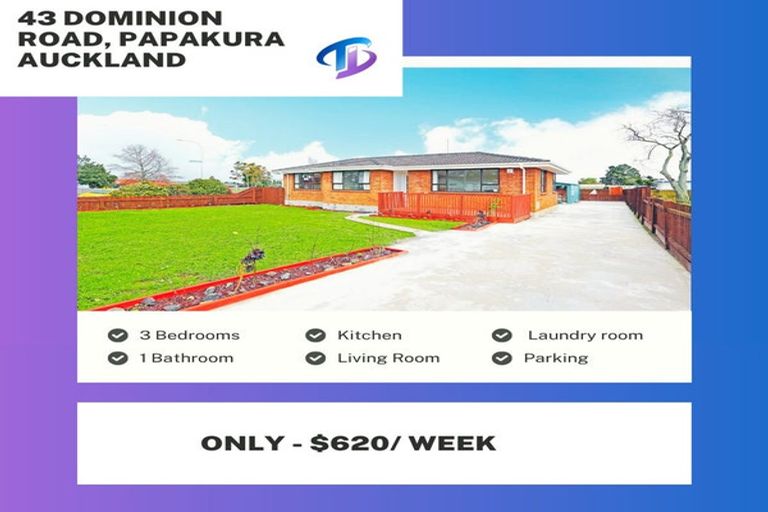 Photo of property in 43 Dominion Road, Papakura, 2110