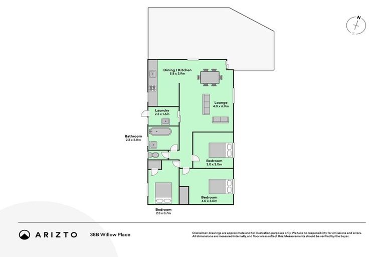 Photo of property in 38b Willow Place, Aramoho, Whanganui, 4500