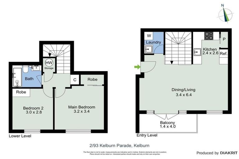 Photo of property in 2/93a Kelburn Parade, Kelburn, Wellington, 6012