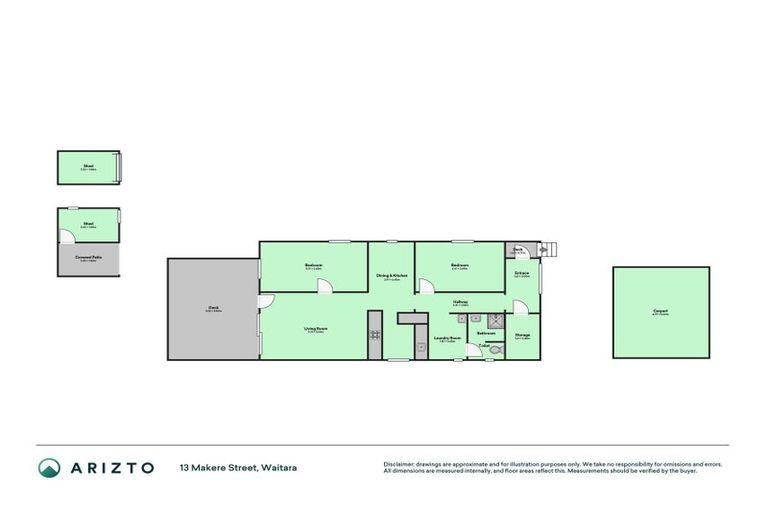 Photo of property in 13 Makere Street, Waitara, 4320