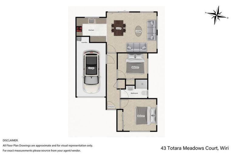 Photo of property in 43 Totara Meadows Court, Wiri, Auckland, 2104